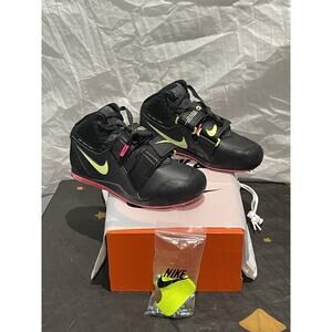 New Nike Zoom Javelin Elite 3 Black/Pink Track Spikes Men’s 6.5/Women 8